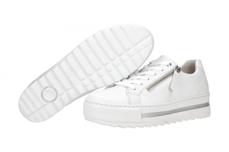 Gabor Sneaker Schuhe weiß silber 86.498.50