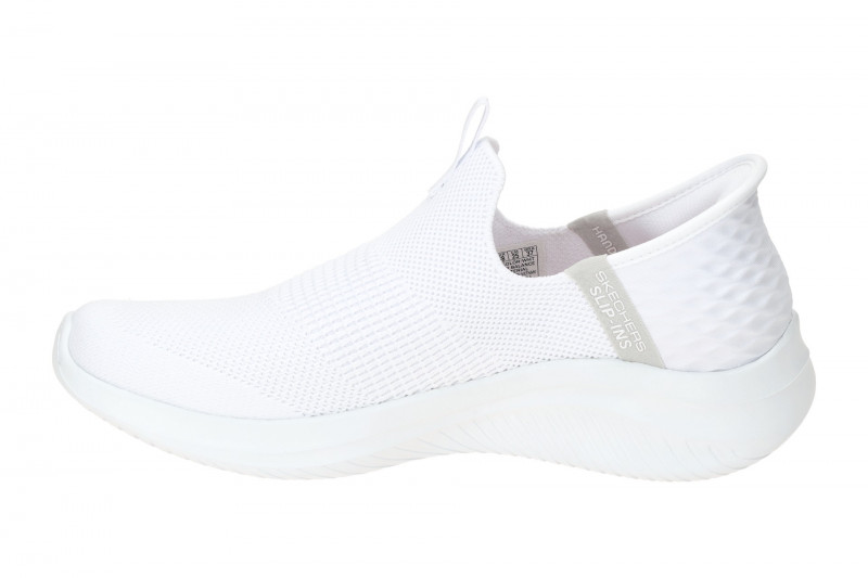 Skechers Ultra Flex Slipper Schuhe weiß Hands Free 149708