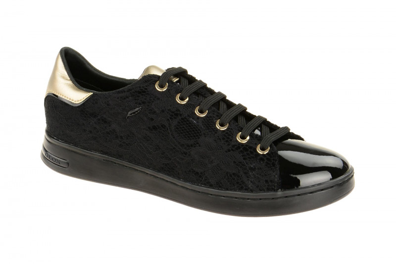 Geox Respira Jaysen A Damen Sneaker in schwarz gold