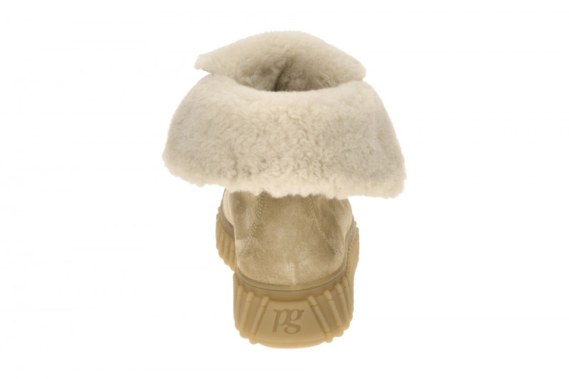 Paul Green Stiefel grain beige Warmfutter Fellkragen 5449