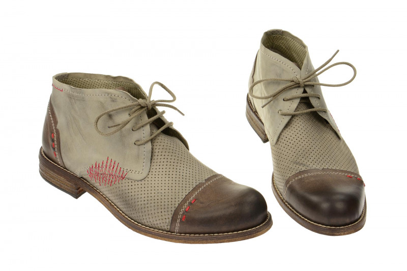 Bello Stiefelette braun grau - HER18