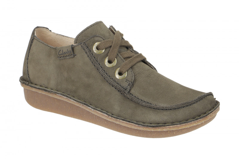 Clarks Funny Dream Schuhe grün olive Nubuck 26173890