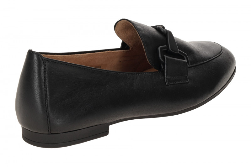 Gabor Schuhe Slipper schwarz Glattleder 65.211.27