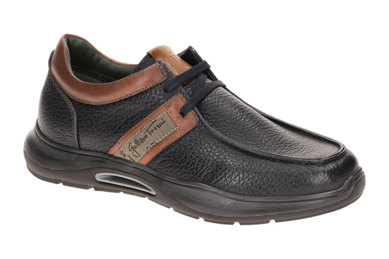 Galizio Torresi Mokassin Schuhe blau braun 310568