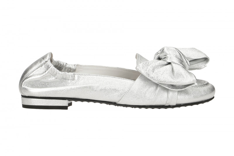 K&S Malu Ballerinas silber metallic 10180