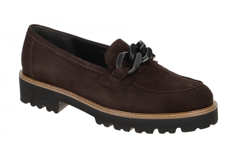 Gabor Fashion Schuhe Slipper braun Velour 75.240.38