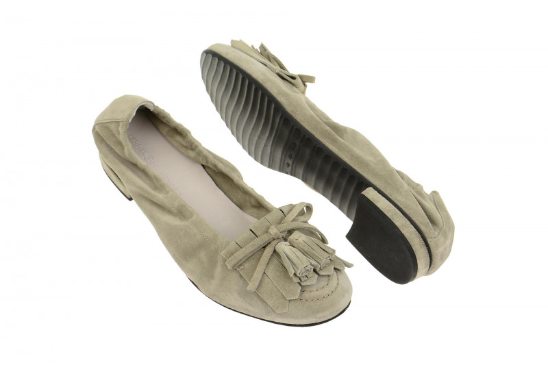 K+S Malu Ballerina grau natur Slipper - 31-91350-444