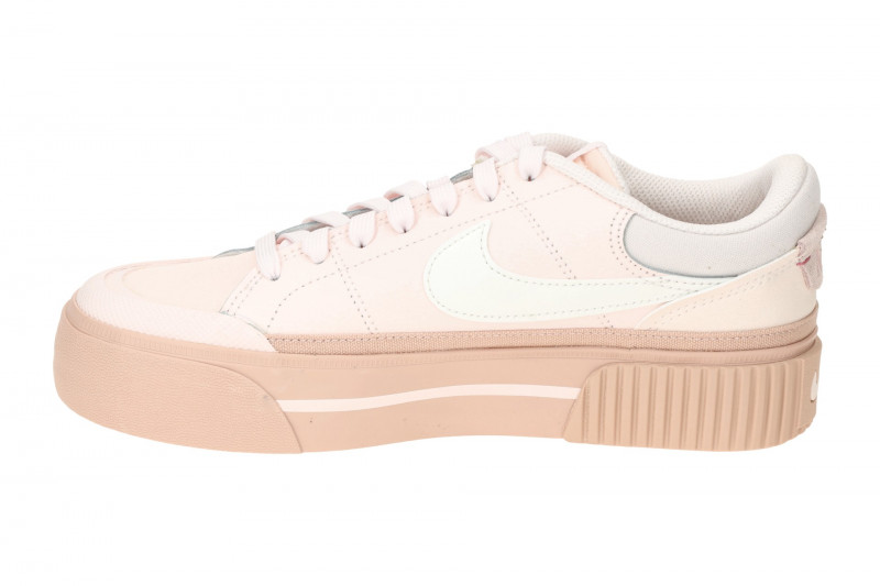 NIKE Court Legacy Lift Sneaker rosa Damen Plateau DM7590