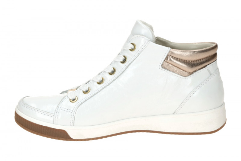 ARA Rom Schuhe Mid-Sneaker weiß Lack 12-24499