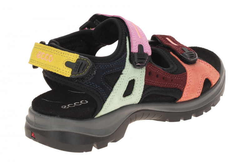Ecco Offroad Damen Sandale schwarz bunt 069563