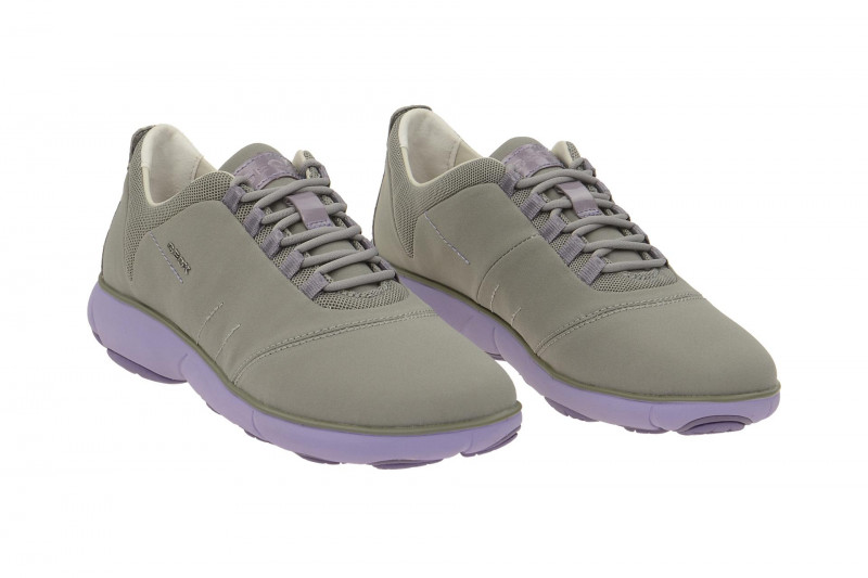 Geox Nebula Schuhe grau lila D621EA
