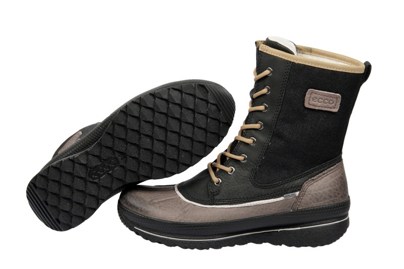 Ecco Hill Stiefel in braun schwarz Gore-Tex Warmfutter
