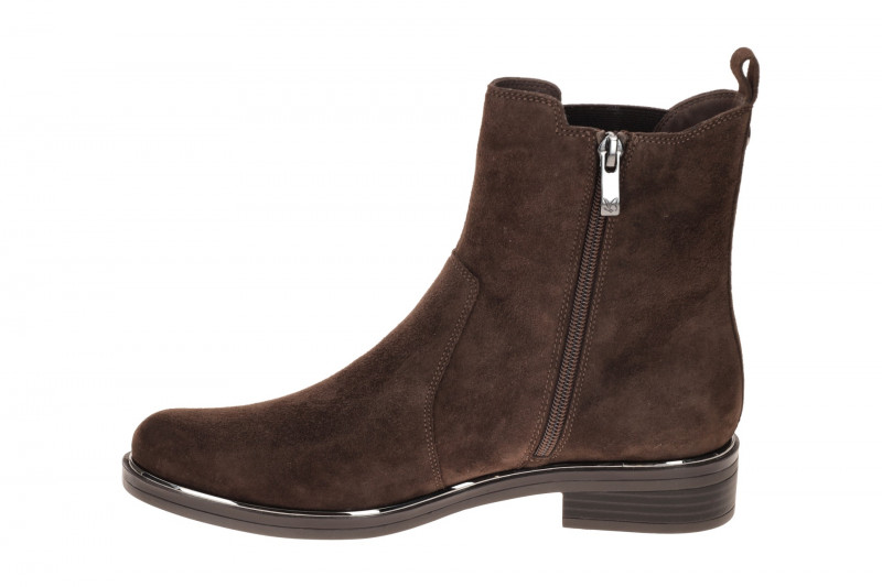 Caprice Stiefelette Ankle Boot brau Velour 25304