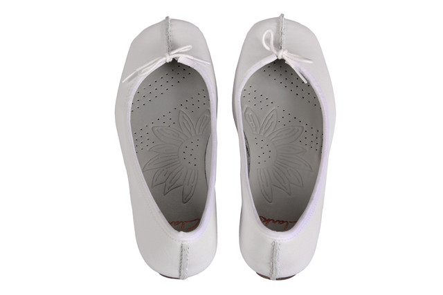 Clarks Ballerina Freckle Face weiß