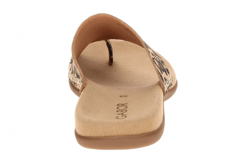 Gabor Zehentrenner Pantolette braun Luchs 83.700.32