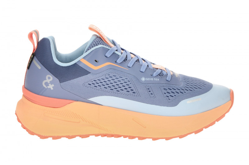 EXTR4 Kaizen Sport Sneaker blau orange Damen GORE-TEX 1205155