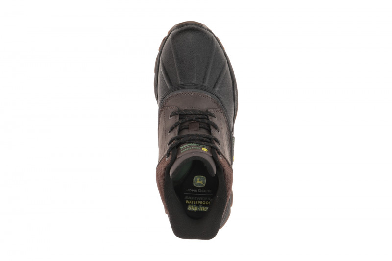 Skechers JOHN-DEERE Stiefelette schwarz Slip-Ins wasserdicht