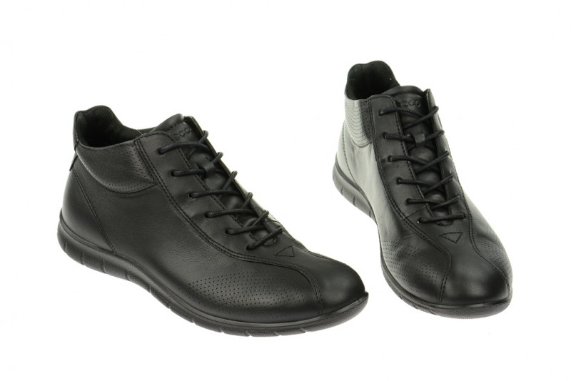 Ecco Babett Schnür Stiefelette schwarz 21025301001