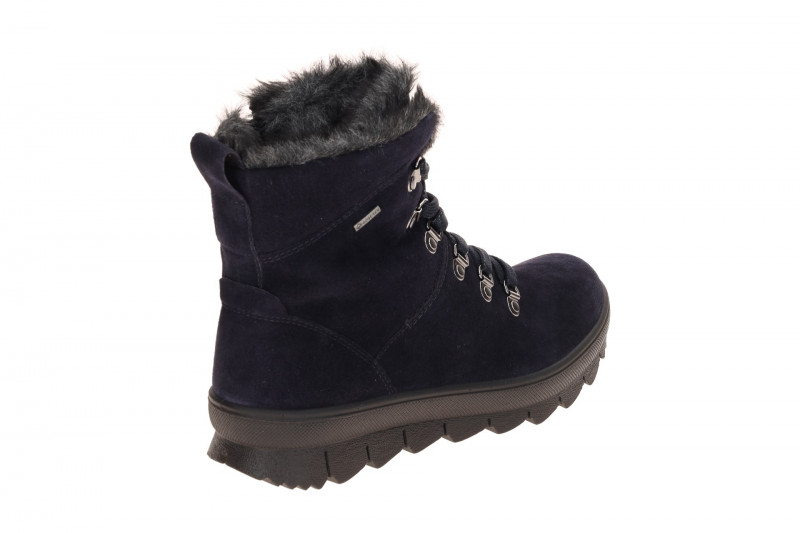 Legero Novara Stiefel blau oceano Velour GORE-TEX 530