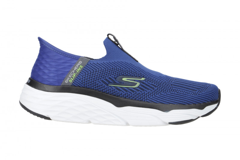 Skechers MAX CUSHIONING ELITE Schuhe blau weiß Slip-Ins 220389