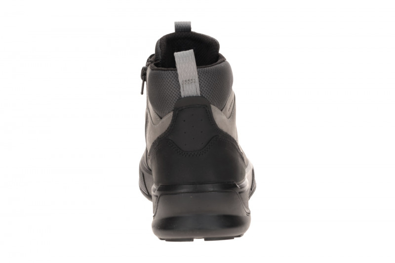 Ecco Byway Schuhe Stiefel grau schwarz Nubuck Waterproof 522864