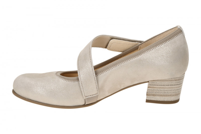 Gabor Pumps grau metallic H-Weite 66.149.14