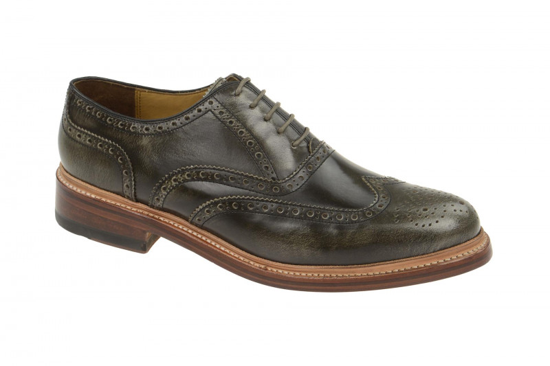 Gordon &amp; Bros Schuhe Levet grau Rahmengenäht 2506