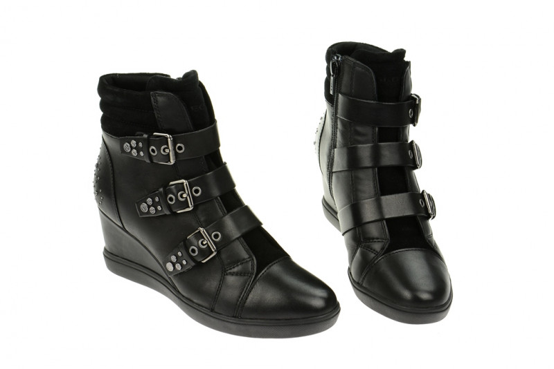 Geox Elen Stiefelette schwarz D4467C 043BC C9999