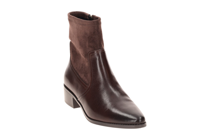Caprice Stiefelette Ankle Boot dunkelbraun Stretch 25312