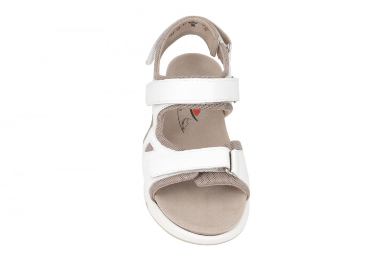 Gabor RollingSoft Sandale weiß Glattleder 86.889.60