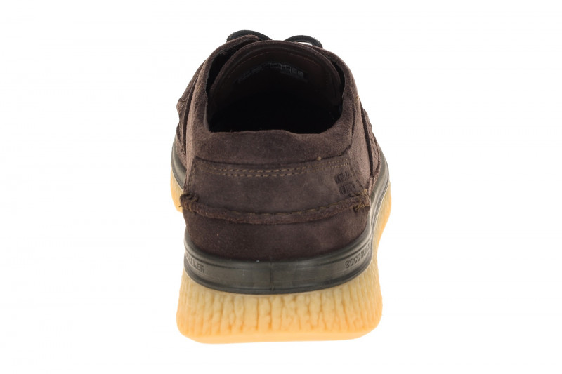 Ecco Walker Schuhe braun mocca Velour Mokassin 571104