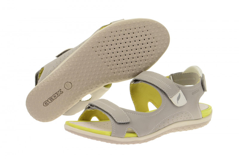 Geox Sandale Vega grau gelb D52R6A