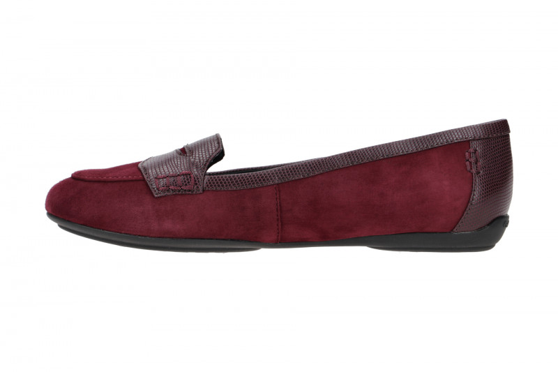 Geox Charlene Slipper Ballerinas dunkelrot D16Y7A