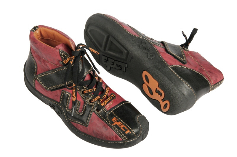 Eject Skat Schuhe E-10621 Boots rot schwarz