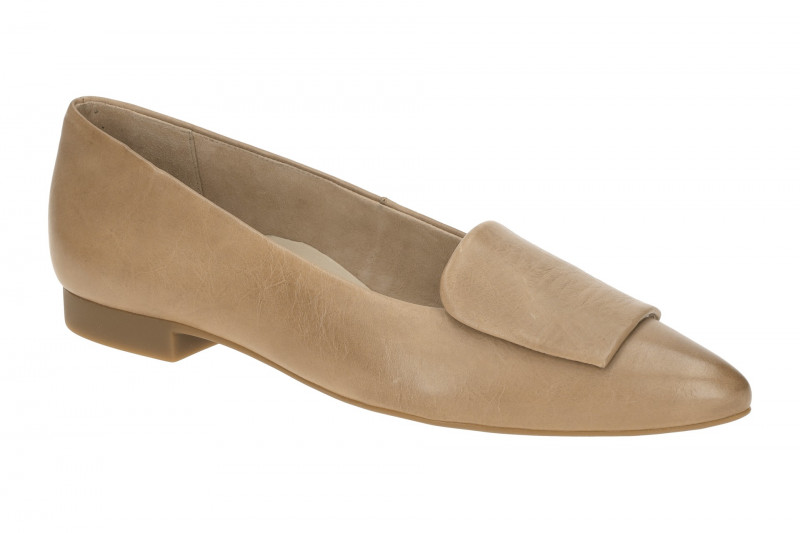 Paul Green Ballerinas braun alpaca Leder-Kappe 3792