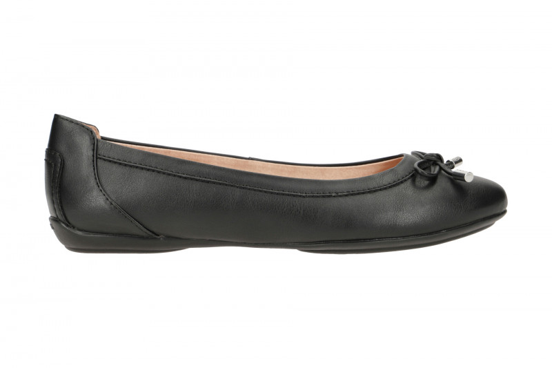 Geox Charlene Ballerina Slipper schwarz D02Y7B