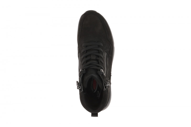 Gabor RollingSoft Mid-Sneakers Stiefel schwarz Nubuck 0803.03.003