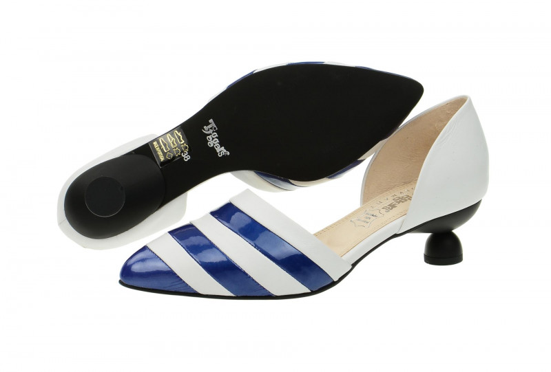 Tiggers Dana Pumps blau weiß