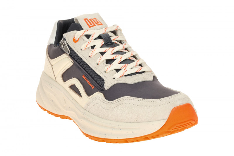 Waldläufer Pablo Sneakers Schuhe beige blau orange H-Weite 985001