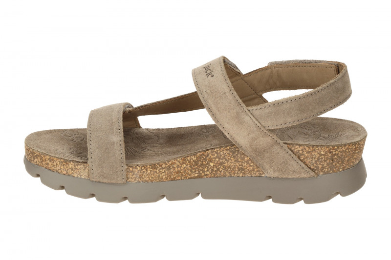 Panama Jack Selma B19 Sandale grau taupe Velour