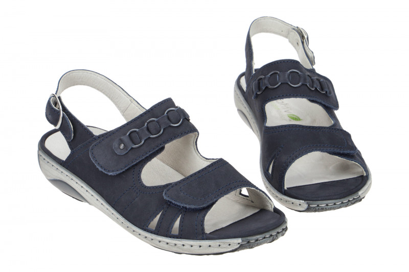 Waldläufer Garda Sandale blau 210004