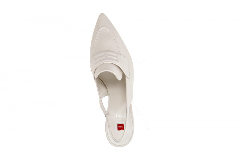 Högl Gwen Hochfront Sling Pumps weiß creme 6820