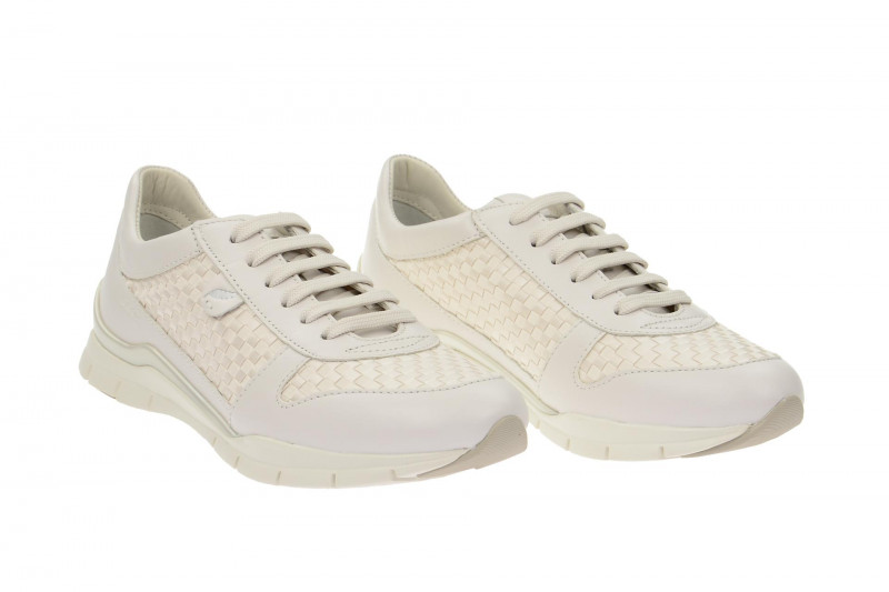 Geox Sukie Schuhe weiß karo D52F2A
