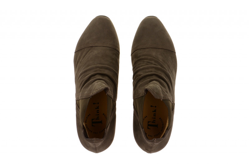 Think Aida Stiefelette dunkelbraun Nubuck