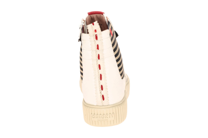 CRICKIT Sonia Stretch High Sneaker weiß Streifen
