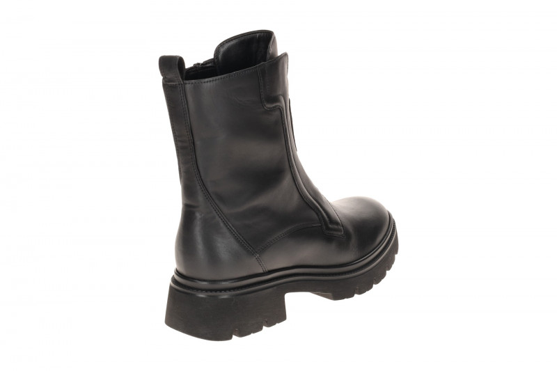 Gabor Fashion Stiefel Boots schwarz matt Front-Zip 71.854.20
