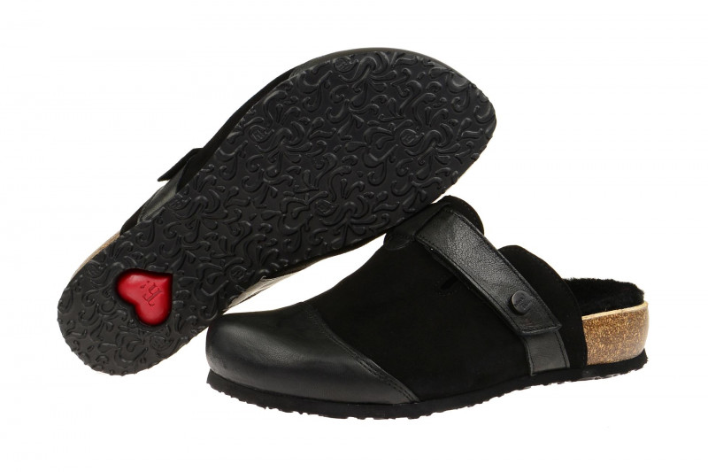 Think Julia Clogs schwarz Pantolette 7-87349-09