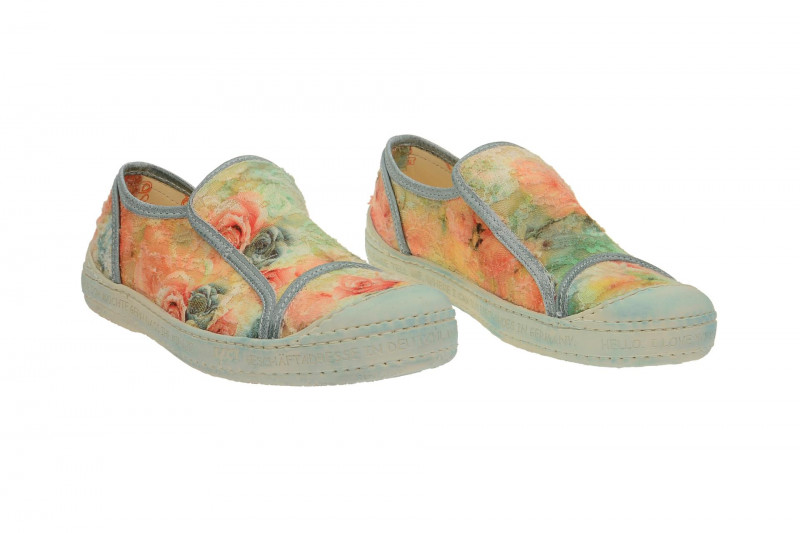 Eject Dass Slipper orange Blumen 16221/2