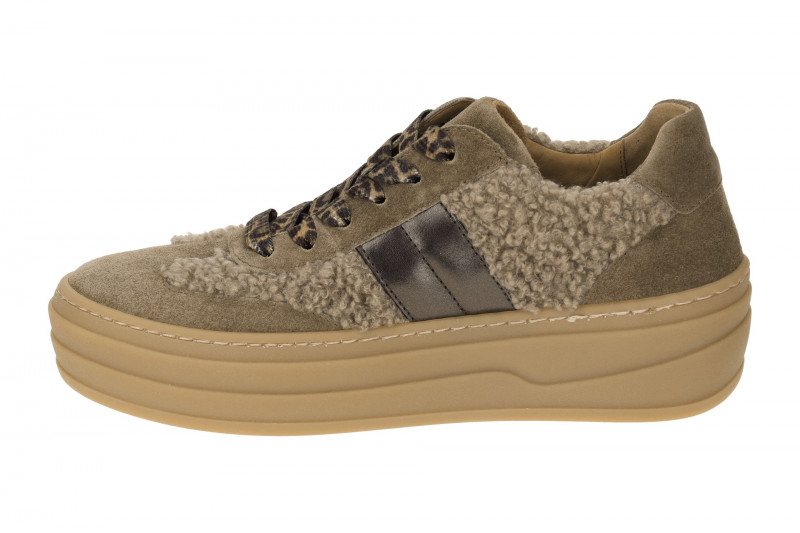 Gabor Best Fitting Schuhe Plateau Sneakers braun Wolle 73.350.14