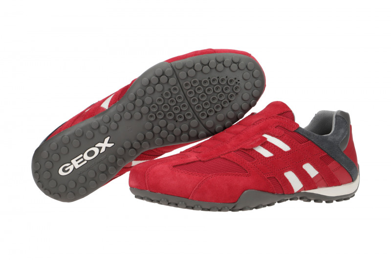 Geox Snake Slipper Schuhe rot U4207L